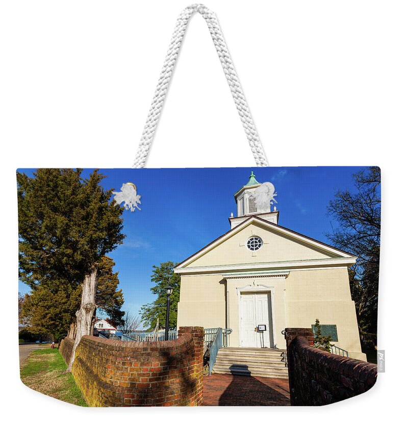 Grace Church Weekender Tote Bag featuring the photograph Grace Church on Church Street by Rachel Morrison