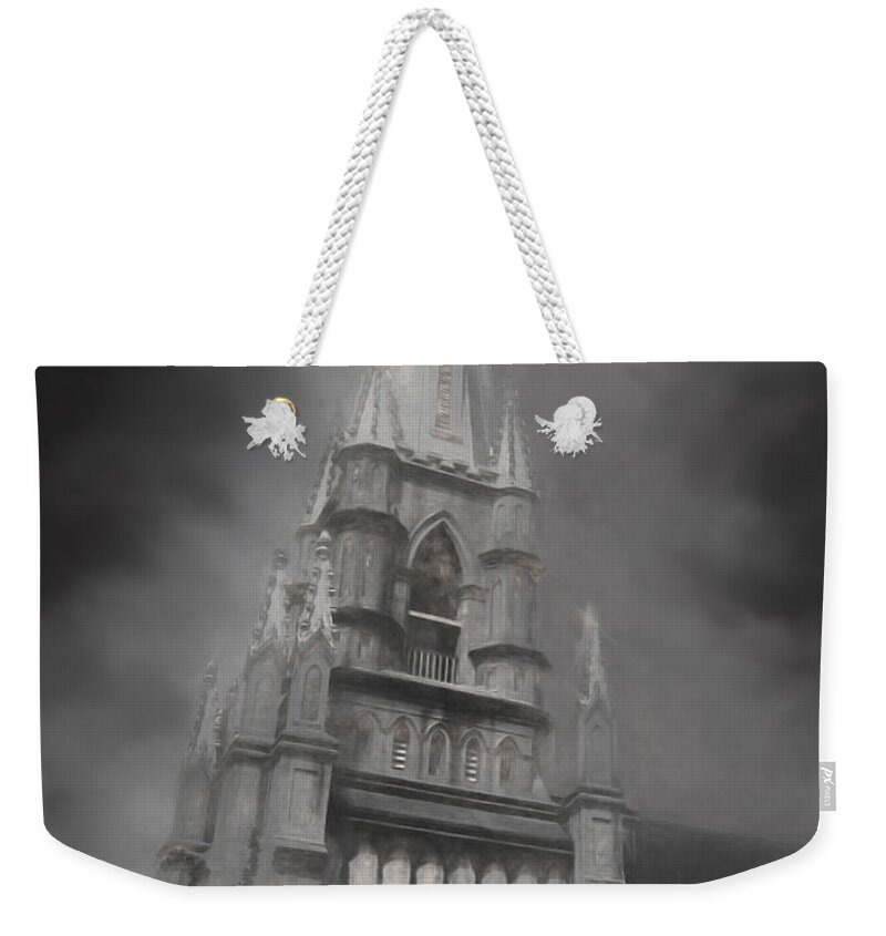 Castle Weekender Tote Bag featuring the photograph Grace Episcopal Church by James Hill
