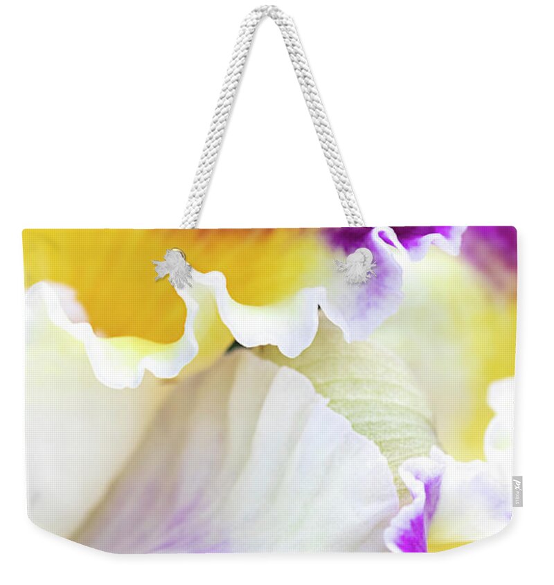 Flower Weekender Tote Bag featuring the photograph Graceful by Patty Colabuono