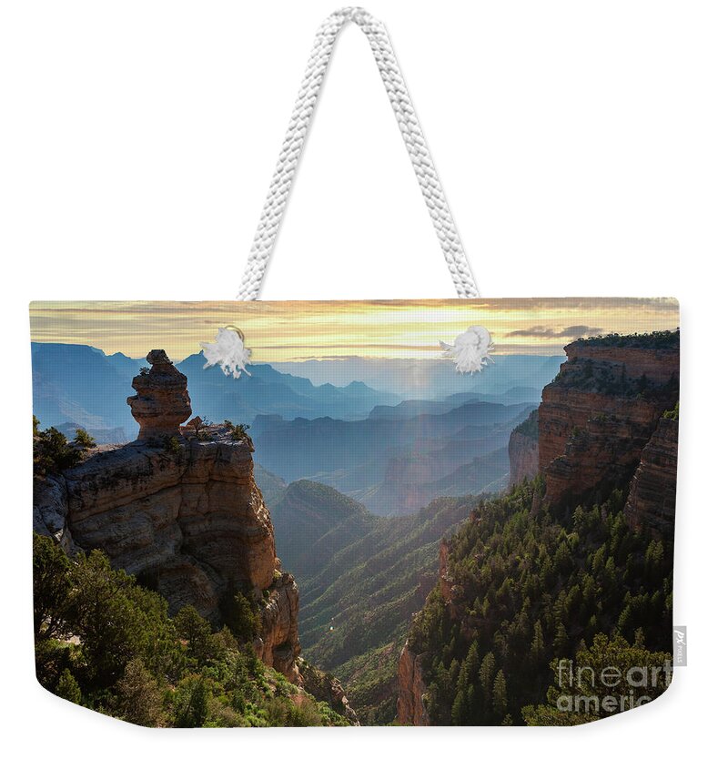 Arizona Weekender Tote Bag featuring the photograph Grand Canyon-1 by Juan Silva