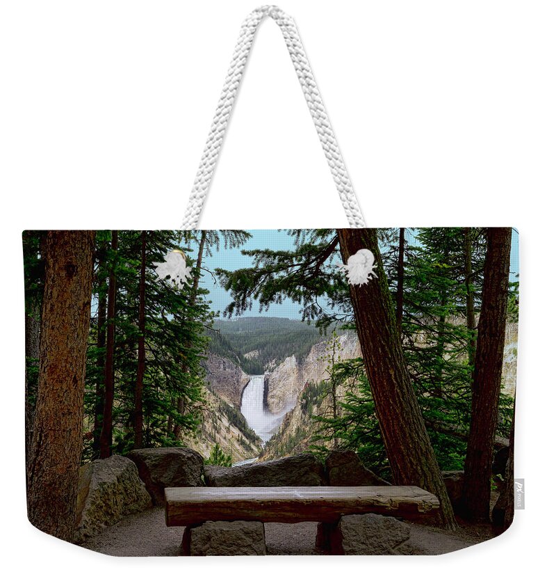 Yellow Stone National Park Weekender Tote Bag featuring the photograph Grand Canyon of Yellowstone by Joe Granita