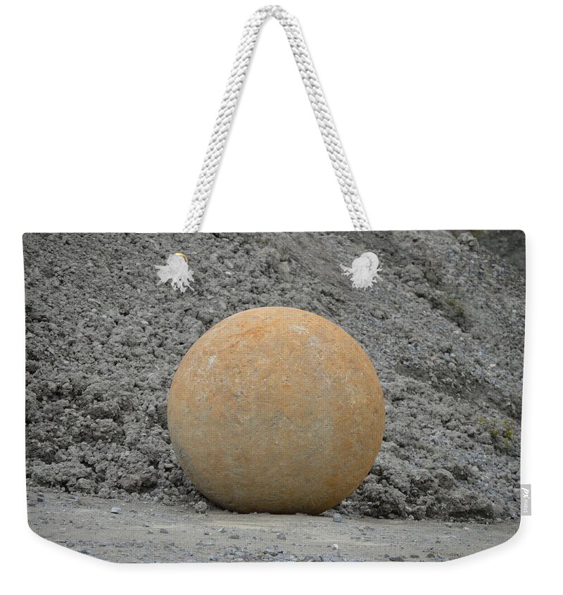 Granit Xhaka Weekender Tote Bag featuring the photograph Granite Ball by Thomas Schroeder