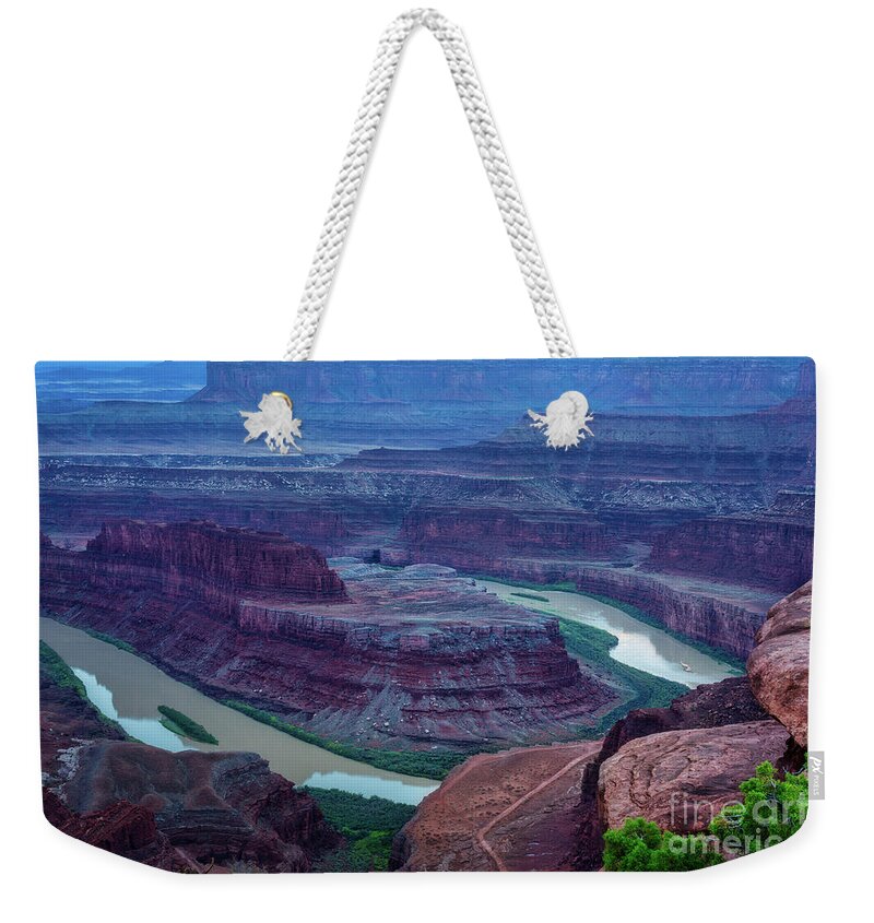 Dead Horse State Park Weekender Tote Bag featuring the photograph Green River by Izet Kapetanovic
