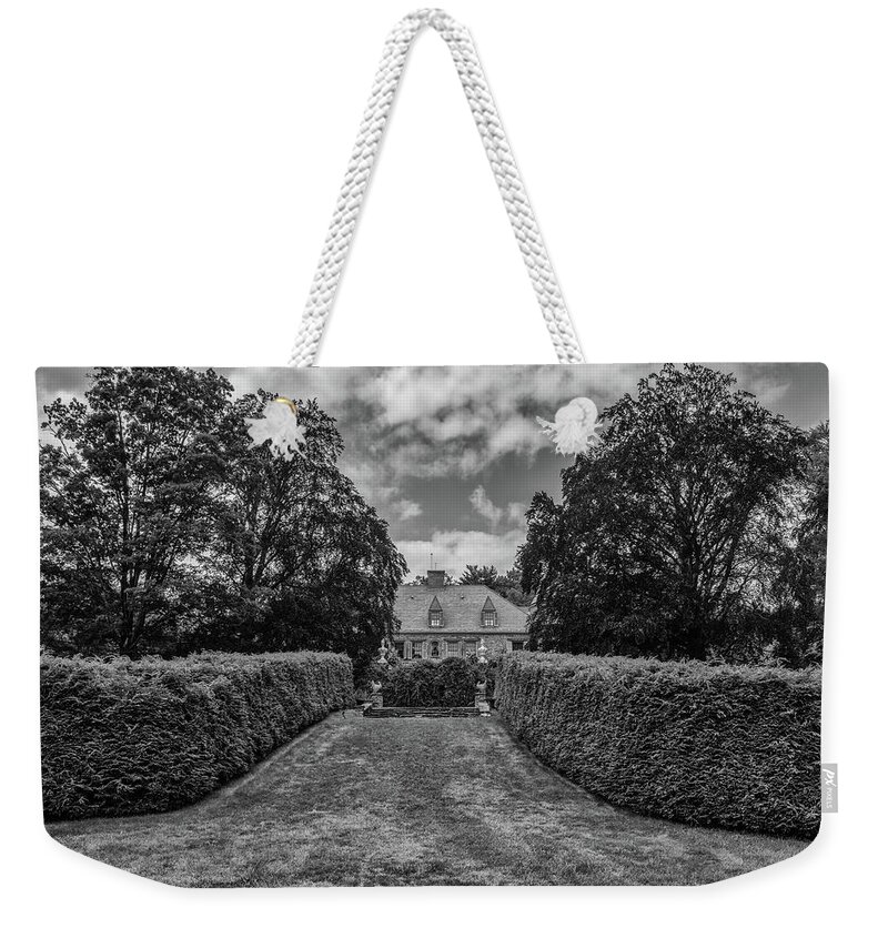 Grey Towers Weekender Tote Bag featuring the photograph Grey Towers in Pennsylvania by Alan Goldberg