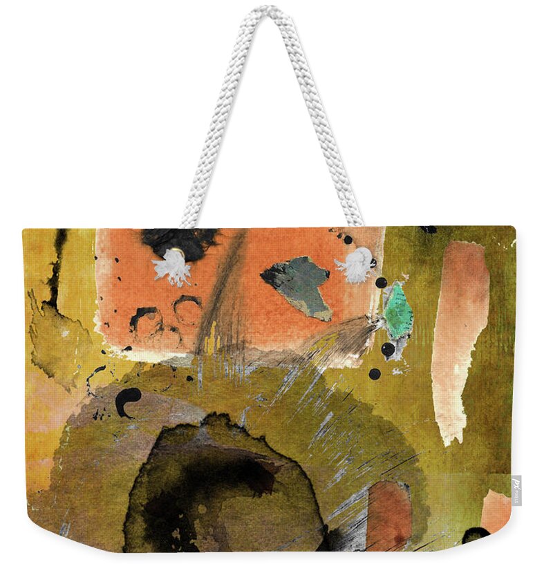 Groove Weekender Tote Bag featuring the mixed media Groove by Kandy Hurley