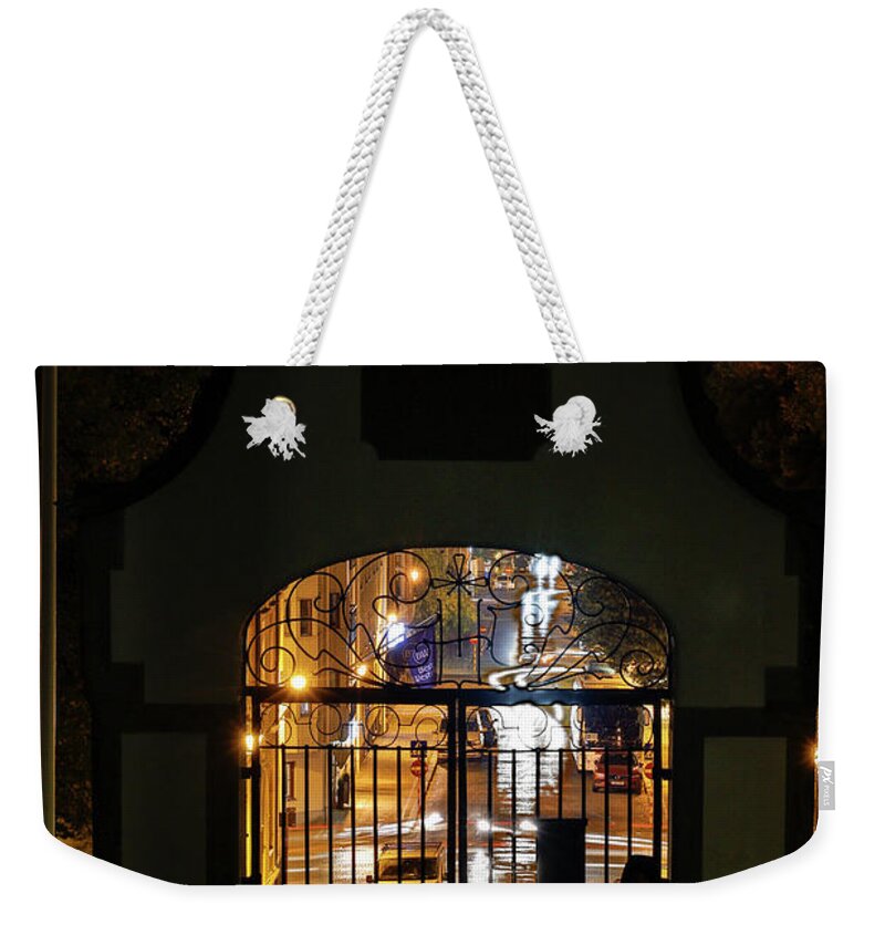 Enköping Weekender Tote Bag featuring the photograph Guardian of the gate by Alexander Farnsworth