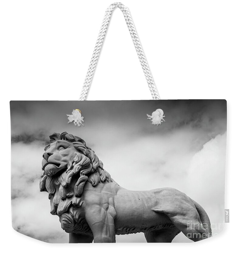 Europe Weekender Tote Bag featuring the photograph Guarding London by Micah May
