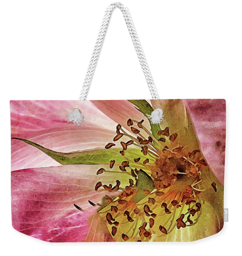 Flower Weekender Tote Bag featuring the photograph Gypsy Rose by Karen Lynch