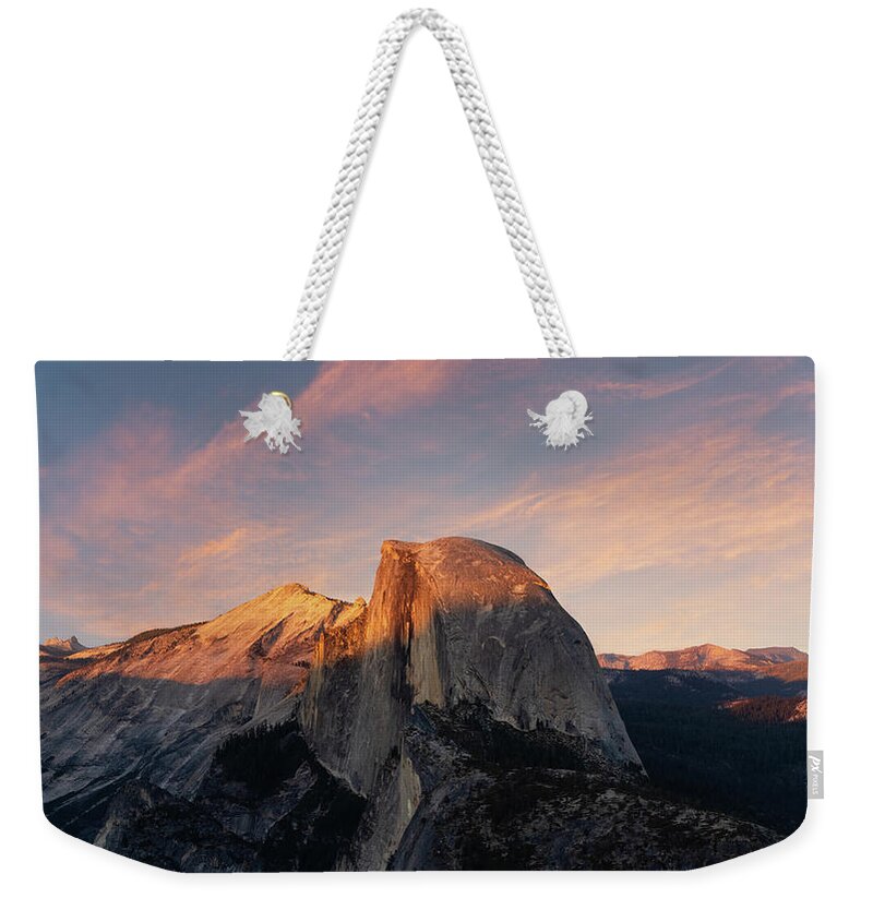 Half Dome Weekender Tote Bag featuring the photograph Half Dome by Francesco Riccardo Iacomino
