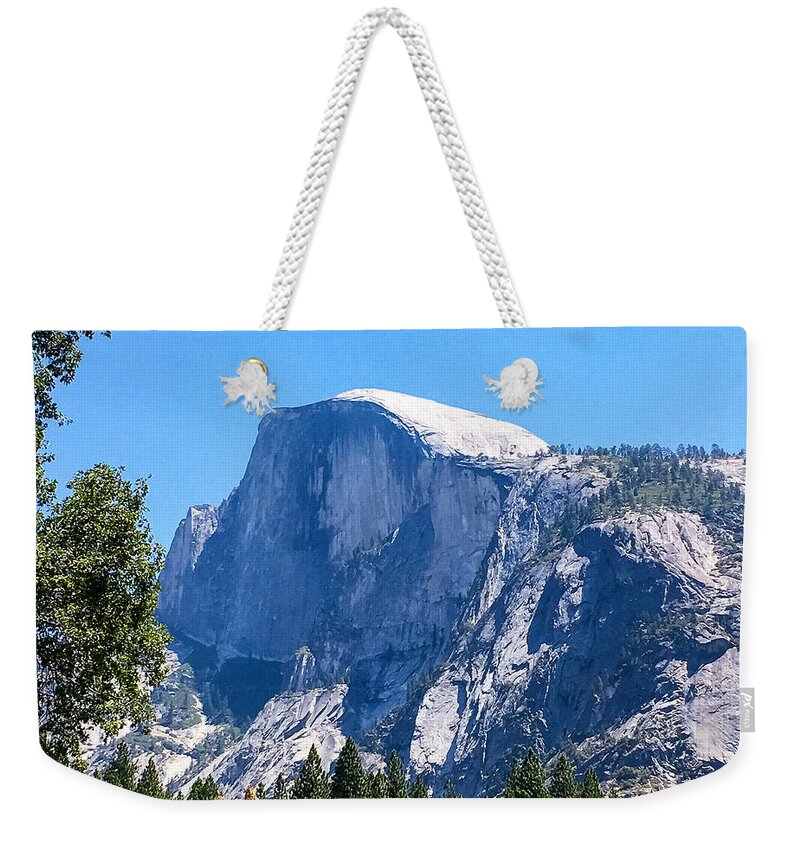 Yosemite Weekender Tote Bag featuring the photograph Half Dome by Grey Coopre