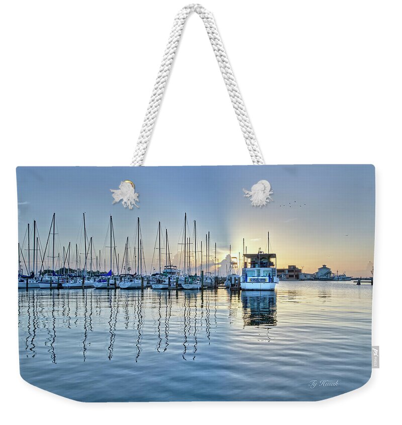 Boats Weekender Tote Bag featuring the photograph Harbor Inspiration by Ty Husak