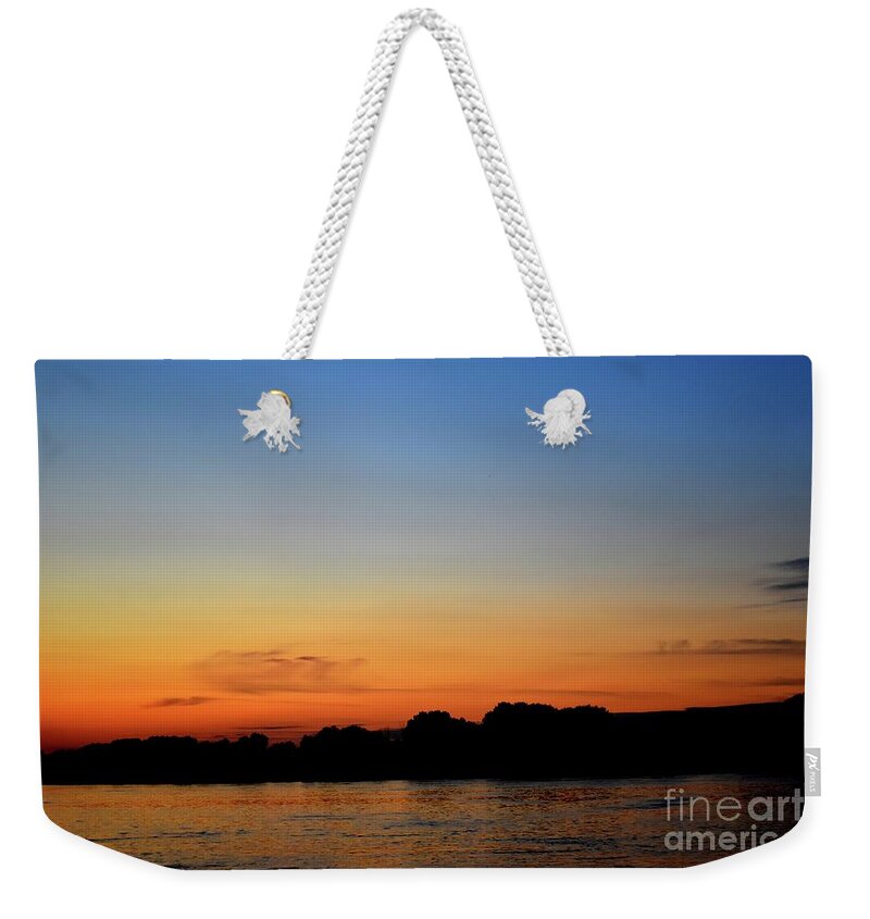 Harmony Weekender Tote Bag featuring the photograph Harmony of Amazing Sunset by Leonida Arte