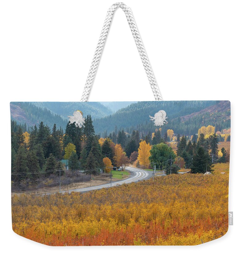 Fall Color Weekender Tote Bag featuring the photograph Harvest Time by Louise Kornreich