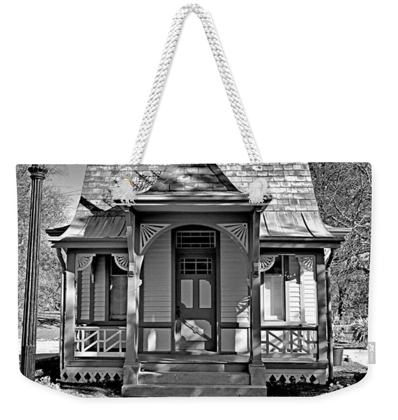 Haskell Weekender Tote Bag featuring the photograph Haskell Playhouse Study 5 by Robert Meyers-Lussier