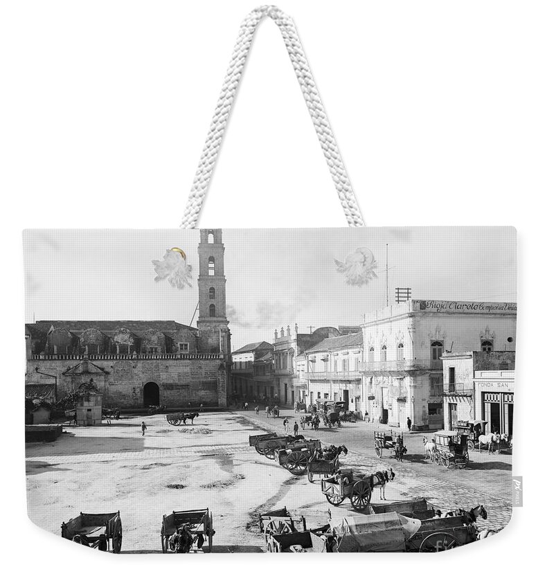 1900 Weekender Tote Bag featuring the photograph Havana, c1900 by Granger