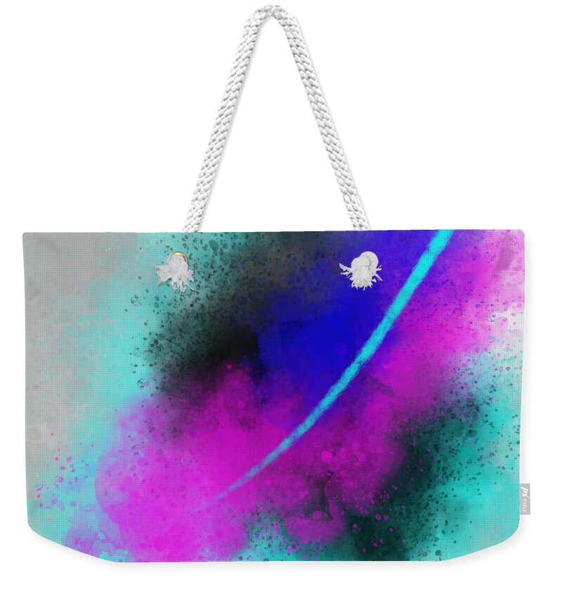 Galaxy Weekender Tote Bag featuring the digital art Have you ever by Amber Lasche