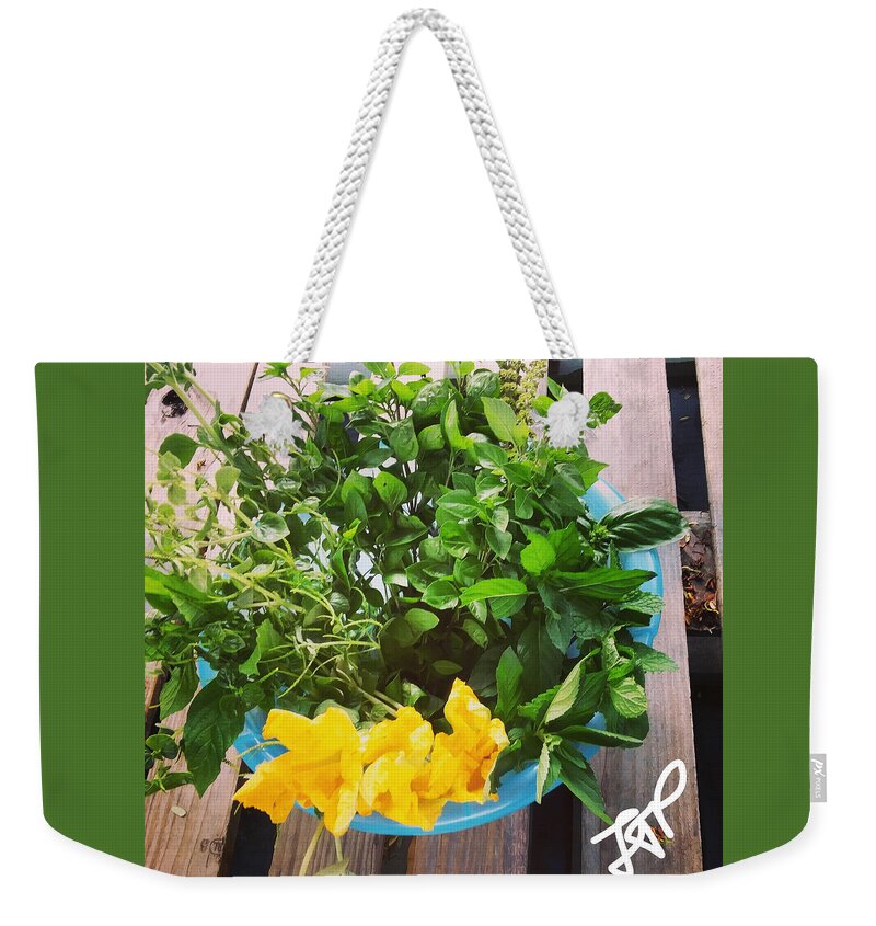 Food Weekender Tote Bag featuring the photograph Heal With Food by Esoteric Gardens KN