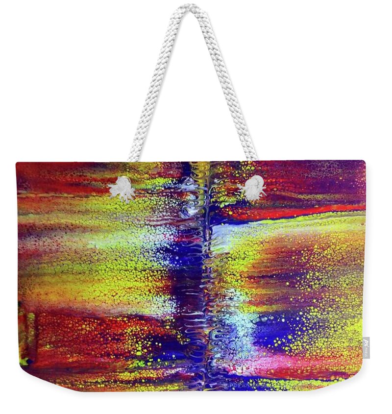 Heatwave Weekender Tote Bag featuring the painting Heatwave by Anna Adams