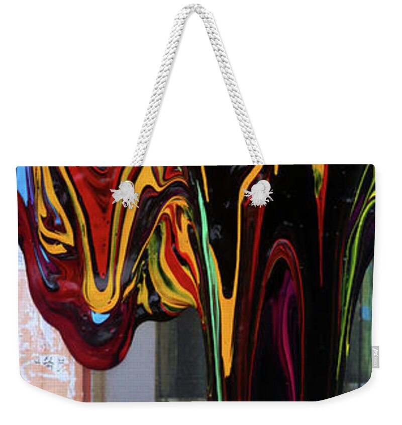 Dali Weekender Tote Bag featuring the painting Heavy Thoughts by Antonio Wehrli