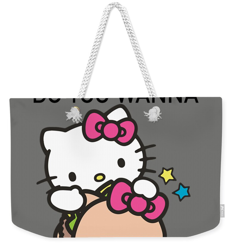 Hello Kitty Taco Bout It Weekender Tote Bag by Niall Rudi - Pixels