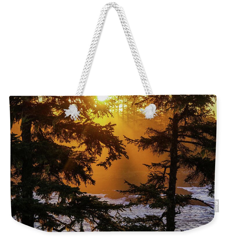 Sunrise Weekender Tote Bag featuring the photograph Here comes the sun by Stephen Sloan