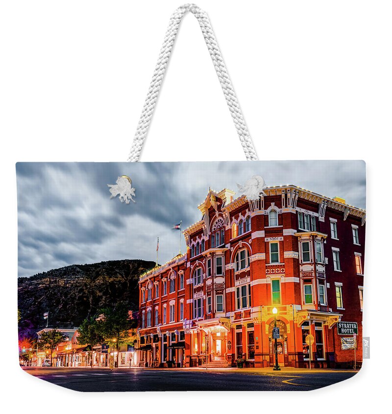 America Weekender Tote Bag featuring the photograph Historic Downtown Durango Colorado Along Main Avenue by Gregory Ballos