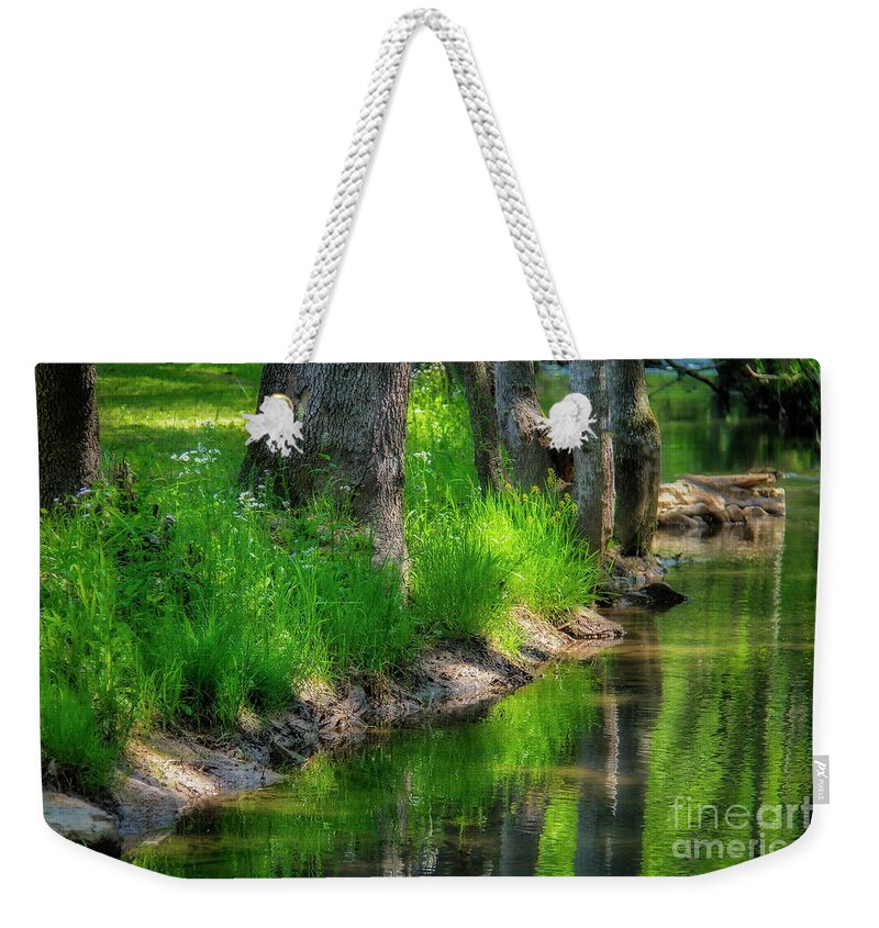 Fall Creek Weekender Tote Bag featuring the photograph Historic Fall Creek by Shelia Hunt