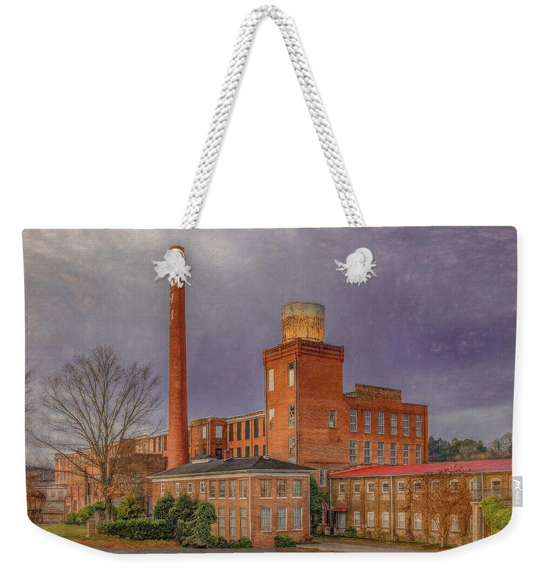 Cleveland Weekender Tote Bag featuring the photograph Historic Hardwick Woolen Mill, Tennessee by Marcy Wielfaert