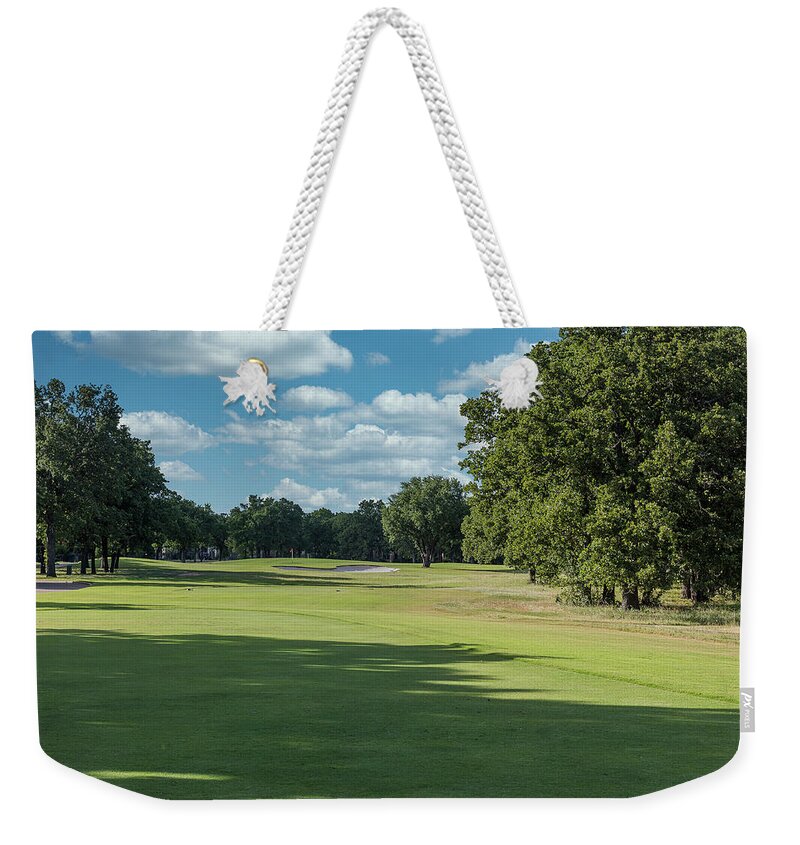 Cimarron Hills Weekender Tote Bag featuring the photograph Hole #3 by John Johnson