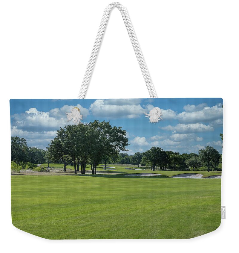 Cimarron Hills Weekender Tote Bag featuring the photograph Hole #5 by John Johnson
