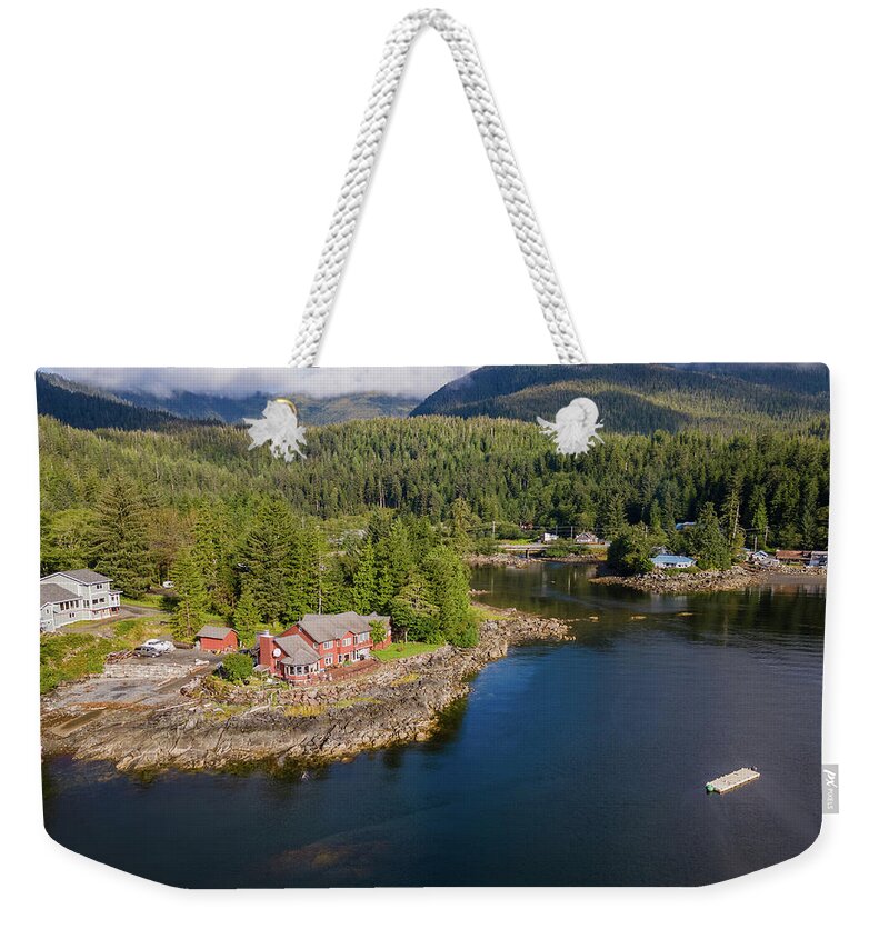  Weekender Tote Bag featuring the photograph Home at Herring Cove by Michael Rauwolf