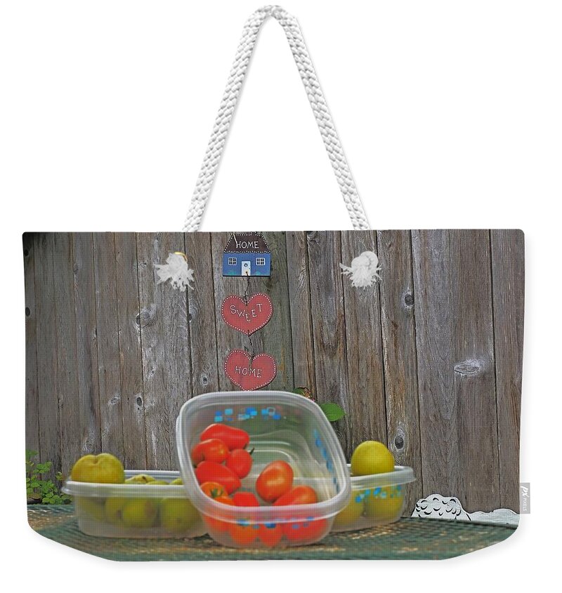 Botanical Weekender Tote Bag featuring the photograph Home is Sweet by Richard Thomas
