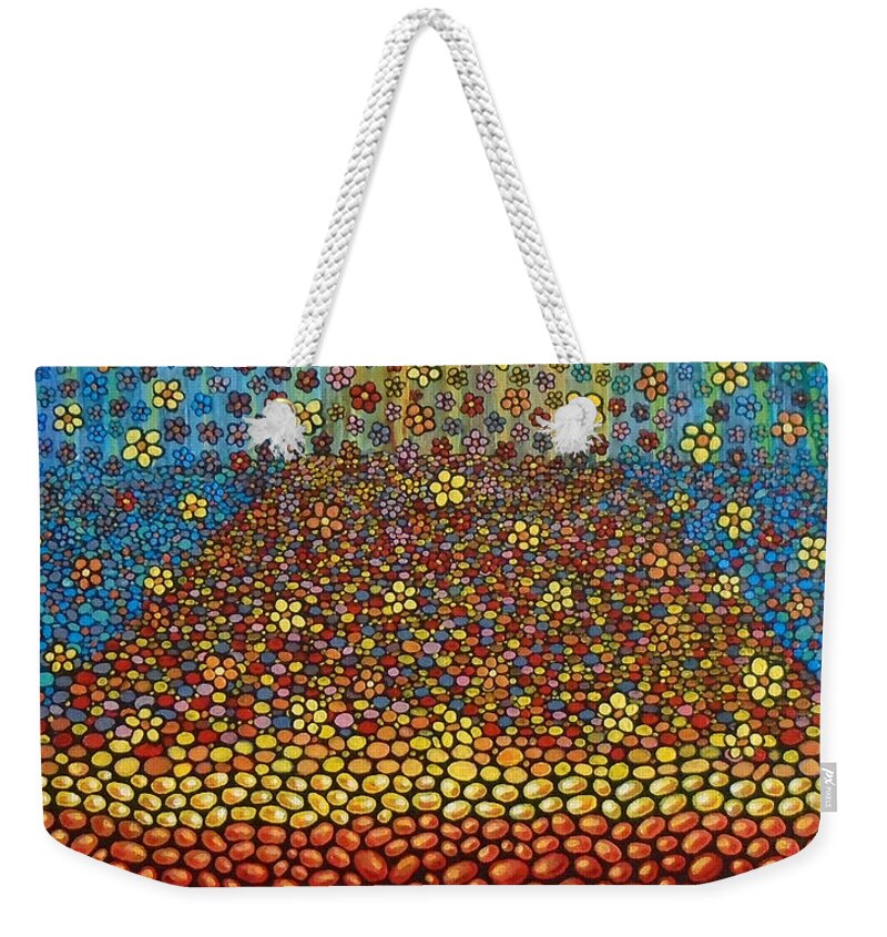 Hope Weekender Tote Bag featuring the painting Hope Rises by Mindy Huntress