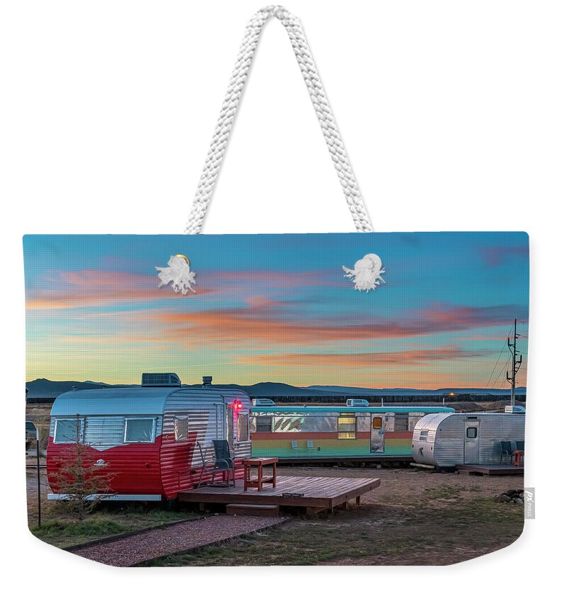 © 2020 Lou Novick All Rights Reversed Weekender Tote Bag featuring the photograph Hotel Luna Mystica #2 by Lou Novick