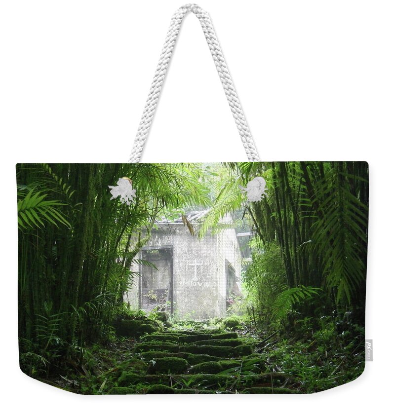 House Weekender Tote Bag featuring the photograph House on Top of Cerro Uyuca by Teresamarie Yawn
