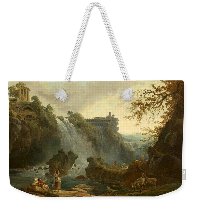 Hubert Robert Petit Palais Weekender Tote Bag by Artistic Rifki