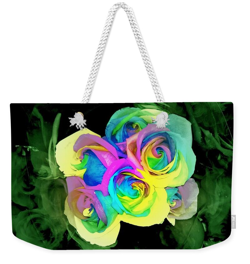 Flower Weekender Tote Bag featuring the photograph Humble Prowess by Andy Rhodes