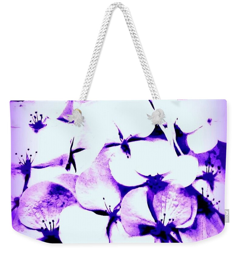 Viva Weekender Tote Bag featuring the photograph Hydrangea Moderne by VIVA Anderson