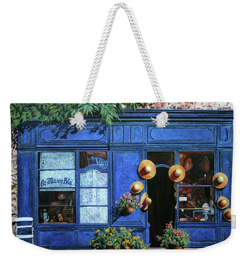Shop Weekender Tote Bag featuring the painting I Cappelli Gialli by Guido Borelli