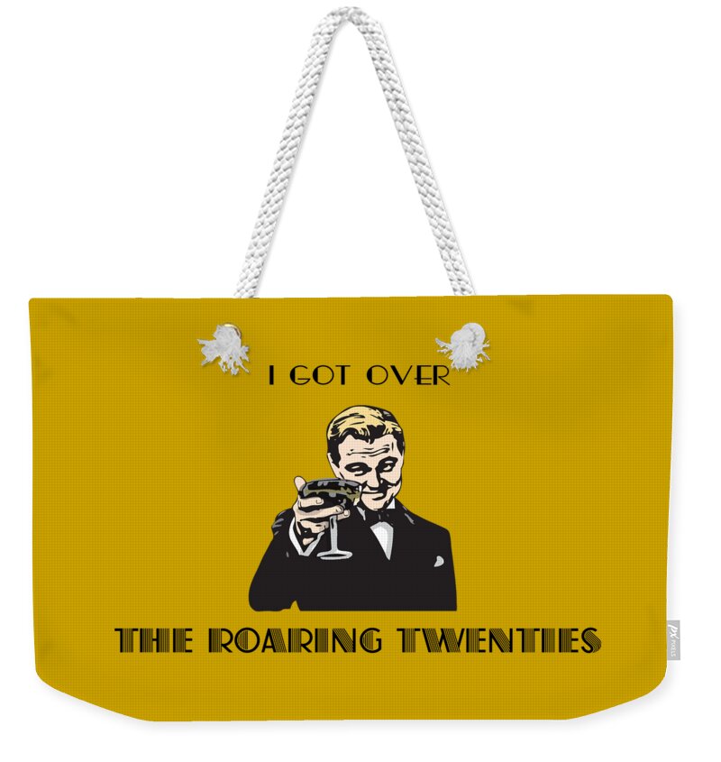 The Great Gatsby Weekender Tote Bag featuring the digital art I got over the roaring twenties by Yavor Mihaylov