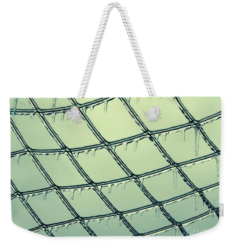 Photography Weekender Tote Bag featuring the photograph Ice Melting In The Sun by Phil Perkins