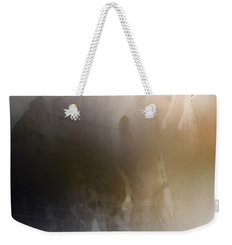 Middle Ages Weekender Tote Bag featuring the painting III - Medieval by John Emmett