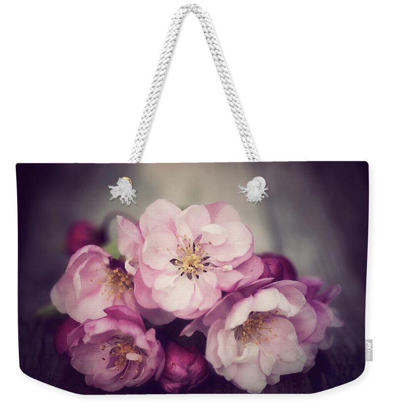 Flowers Weekender Tote Bag featuring the photograph I'm Feeling Love by Philippe Sainte-Laudy