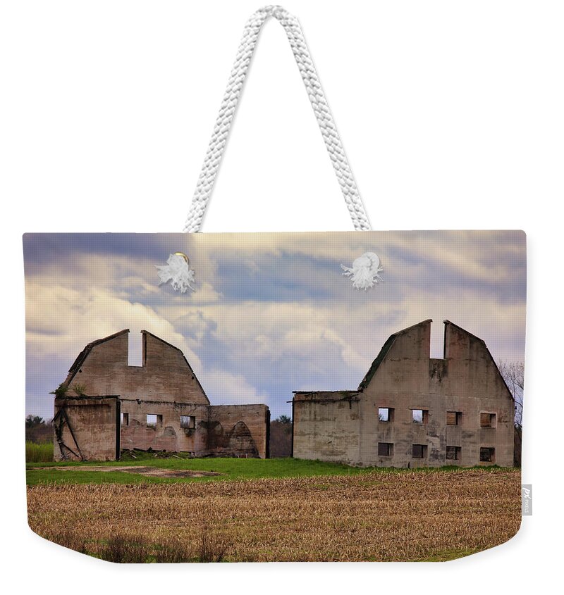 Dramatic Sky Weekender Tote Bag featuring the photograph I'm Just A Shell Of My Former Self by Scott Burd