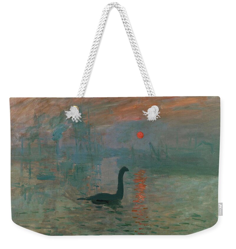 Scifi Weekender Tote Bag featuring the digital art Impression by Andrea Gatti