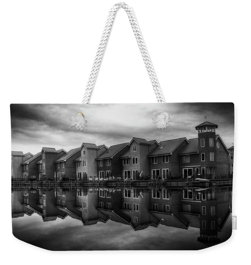 Groningen Weekender Tote Bag featuring the photograph In a Reflective Mood by Skitterphoto Rudy van der Veen
