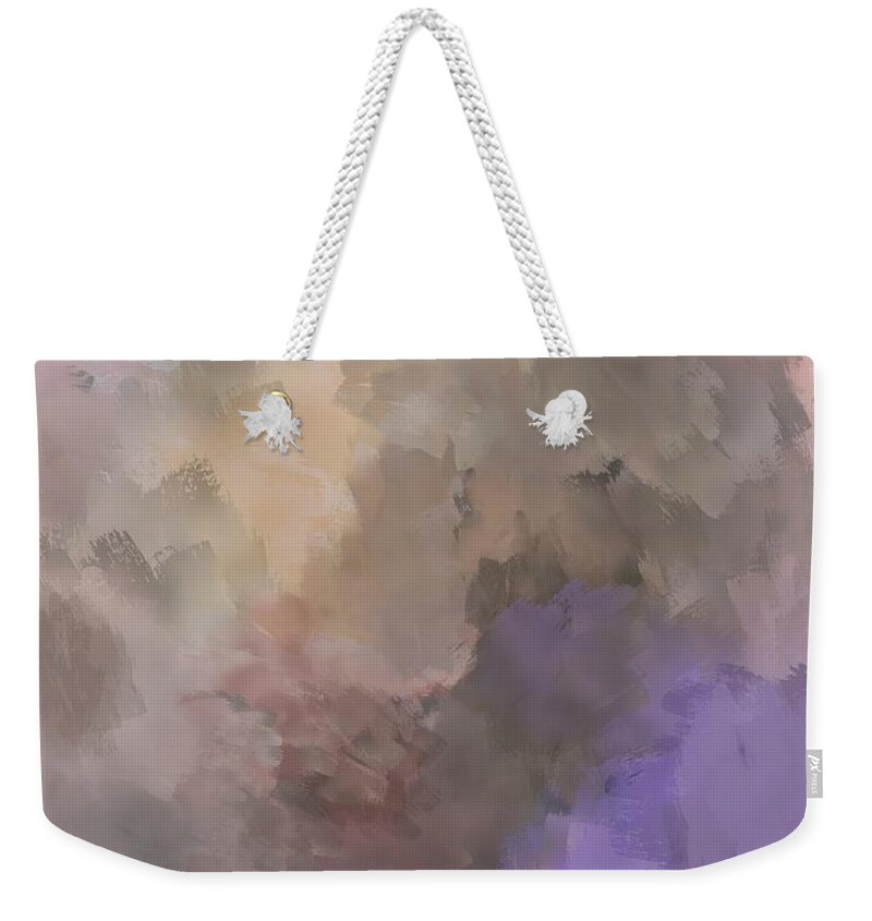  Weekender Tote Bag featuring the digital art In The Clouds by Michelle Hoffmann