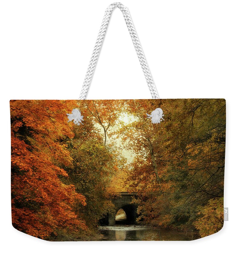 Autumn Weekender Tote Bag featuring the photograph In the Distance by Jessica Jenney