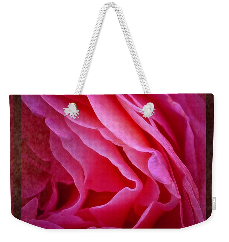 Art Weekender Tote Bag featuring the photograph In the Folds by Norman Reid