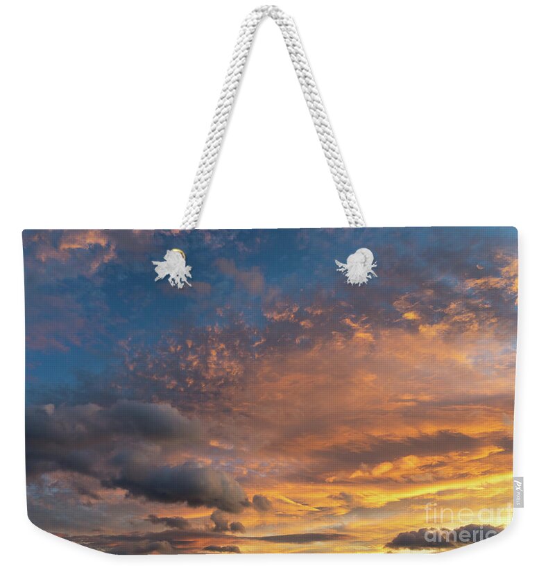 Clouds Weekender Tote Bag featuring the photograph In the sea of clouds 3 by Adriana Mueller